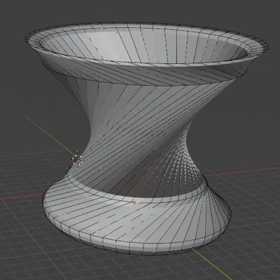 Bình hoa “Torture” kiểu xoắn (Torture vase of twist)