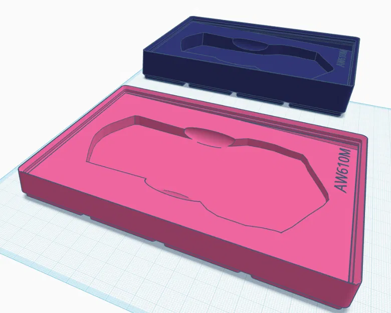 Khay Gridfinity khoét theo Alienware AW610M (3x4 Slim/Tall) - Image 3