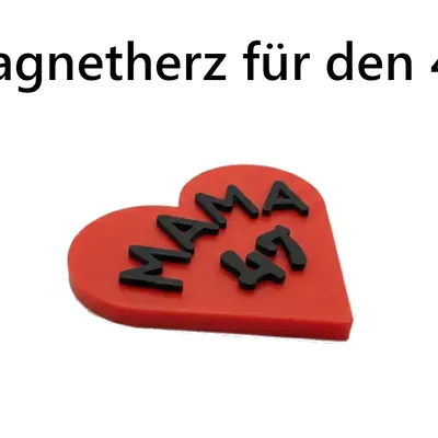 Nam châm tim đơn giản tặng Ngày của Mẹ & sinh nhật (Không AMS) cho 47