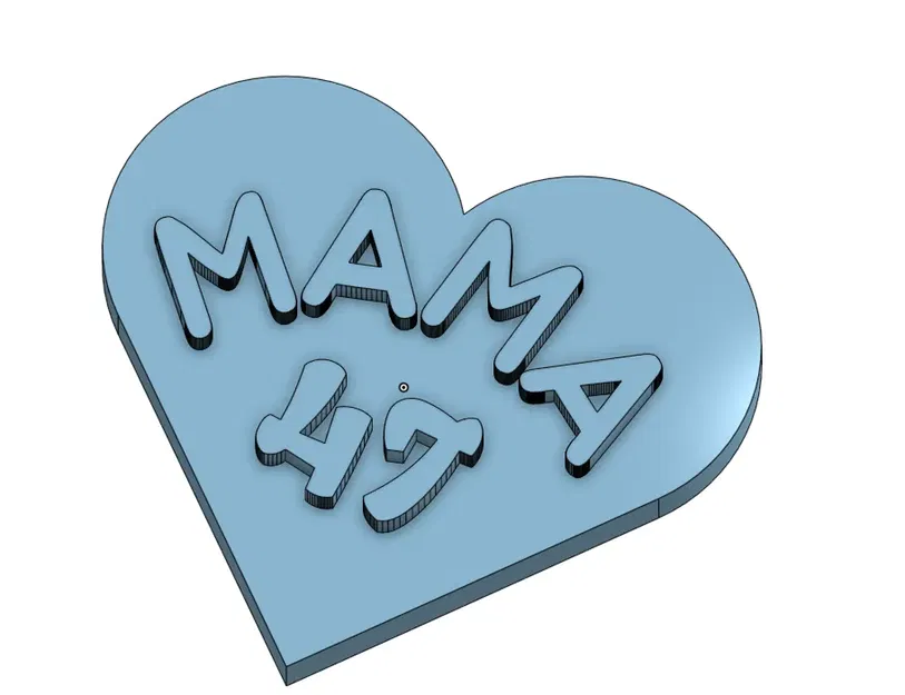 Nam châm tim đơn giản tặng Ngày của Mẹ & sinh nhật (Không AMS) cho 47 - Image 2