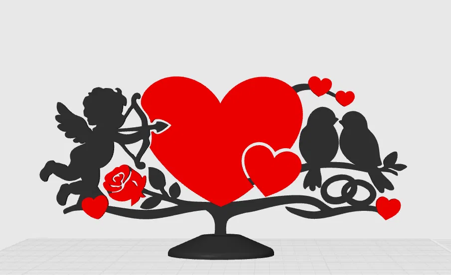 Lovebirds – Centerpiece Valentine - Image 2