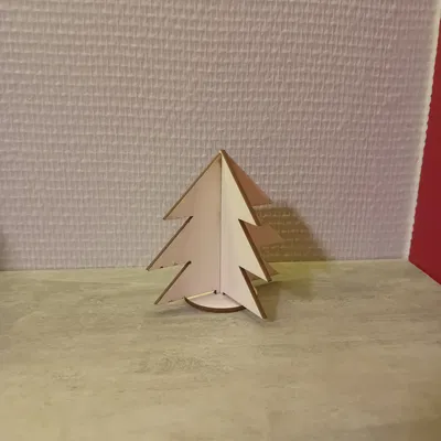 Cây Thông Noel (Christmas Tree) 3D Tối Giản – Lắp Gài 3 Mảnh, Không Cần Keo