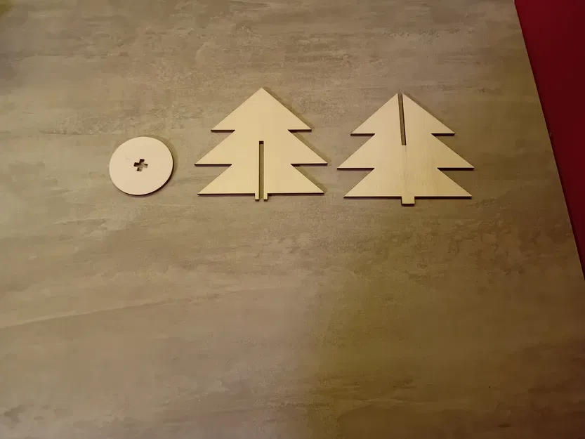 Cây Thông Noel (Christmas Tree) 3D Tối Giản – Lắp Gài 3 Mảnh, Không Cần Keo - Image 3