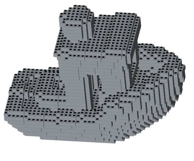 Voxel Brick Generator (Lego Style) – Script FreeCAD biến STL thành gạch kiểu Lego - Image 1