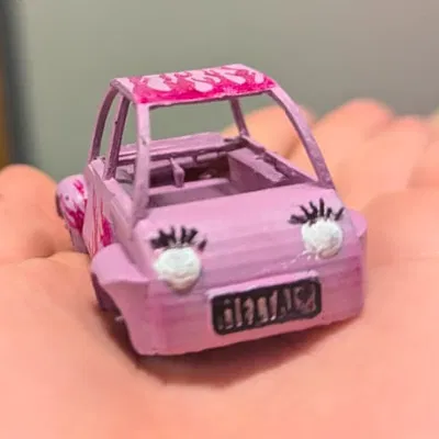 Xe Volkswagen Beetle kèm lông mi (Volkswagen Beetle with lashes)