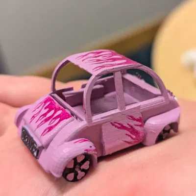 Xe Volkswagen Beetle kèm lông mi (Volkswagen Beetle with lashes)