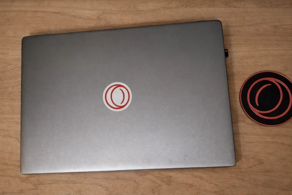 Sticker laptop & lót ly lấy cảm hứng Opera GX - Image 2