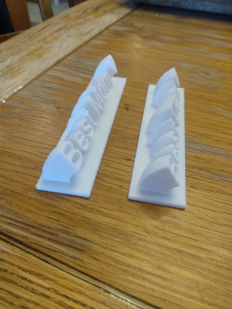 Bảng Best Mom và Best Dad kèm trái tim - Image 3