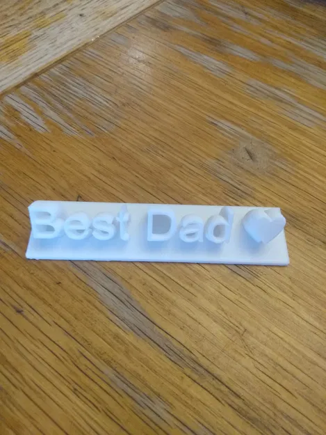 Bảng Best Mom và Best Dad kèm trái tim - Image 6