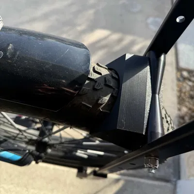 1up bike rack SD wheel stabilizer – file STEP & 3MF