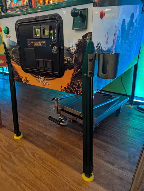 Giá đỡ ly pinball trượt gài (Pinball Drink Mount / Cup Holder Slide-On) - Image 1