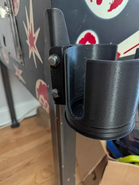 Giá đỡ ly pinball trượt gài (Pinball Drink Mount / Cup Holder Slide-On) - Image 4