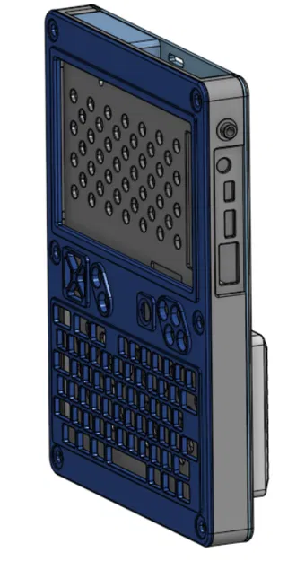 uConsole discreet pcb wifi lora antenna mount – spacer 1mm & block antenna - Image 2