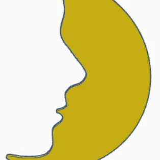 Đồ trang trí để bàn Trăng lưỡi liềm (Crescent Moon)