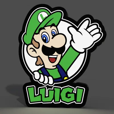 Đèn LED Lightbox Luigi Remastered