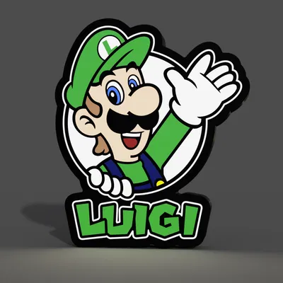 Đèn LED Lightbox Luigi Remastered