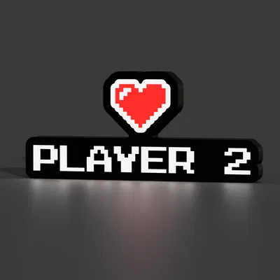 Đèn Lightbox LED Pixel “Player 2”