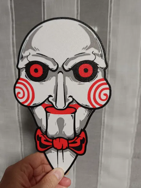 Billy (SAW) - Trang trí treo tường Halloween - Image 2