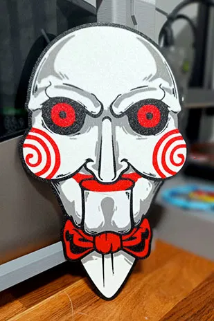 Billy (SAW) - Trang trí treo tường Halloween - Image 3