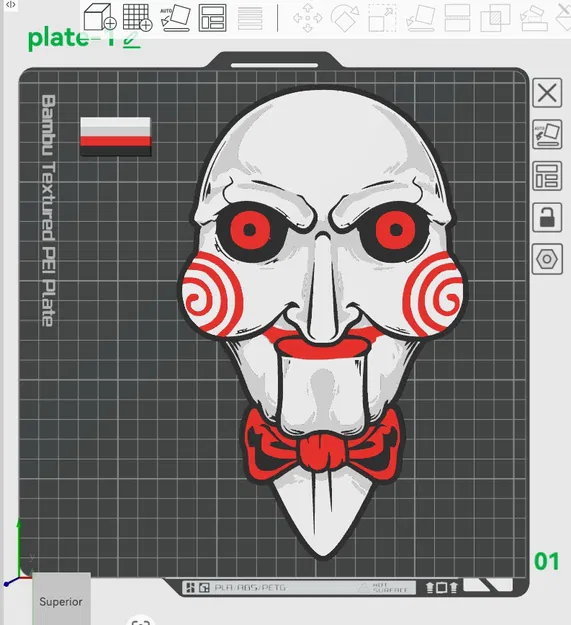 Billy (SAW) - Trang trí treo tường Halloween - Image 4