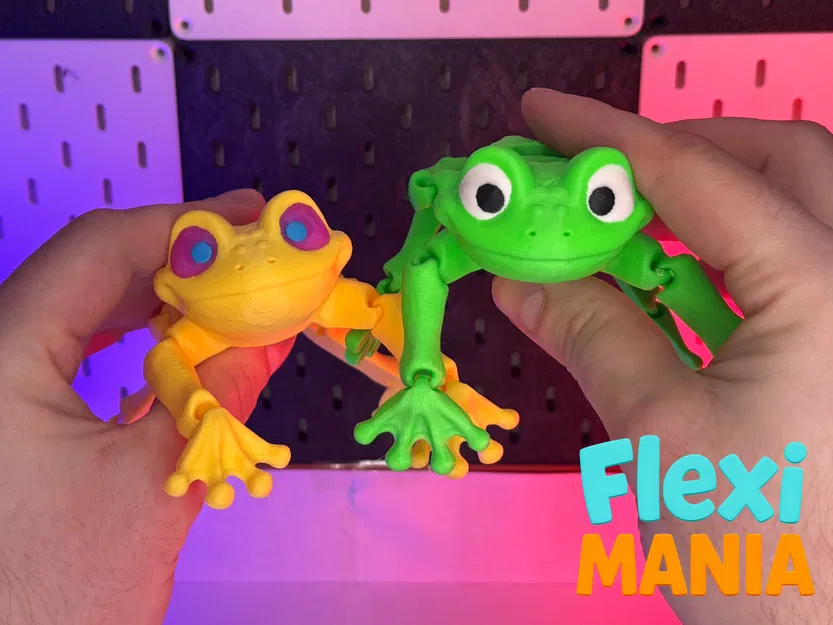 Ếch Flexi khớp nối print-in-place – Không cần supports - Image 1