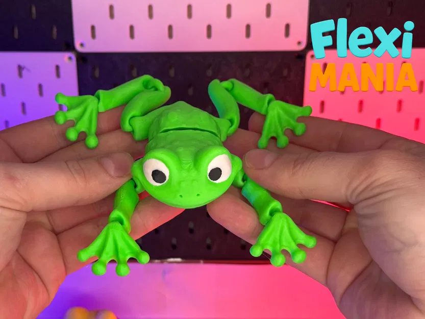 Ếch Flexi khớp nối print-in-place – Không cần supports - Image 2
