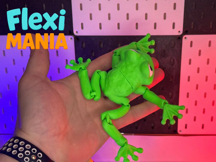 Ếch Flexi khớp nối print-in-place – Không cần supports - Image 4