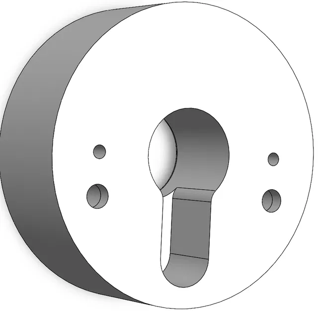 Adapter ABUS knob cylinder sang Nuki Ultra gear (ABUS Knauf-Zylinder → Nuki Ultra Zahnrad) - Image 3