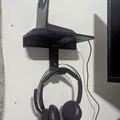 Móc treo tai nghe kèm kệ (Headhone Hook with Shelf) - Thumbnail 1