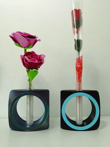 Bình hoa vuông (Square vase) - Image 1