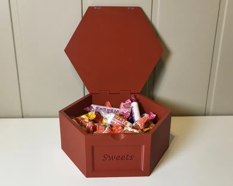 Hộp Lưu Trữ Valentine Hình Lục Giác - Image 3