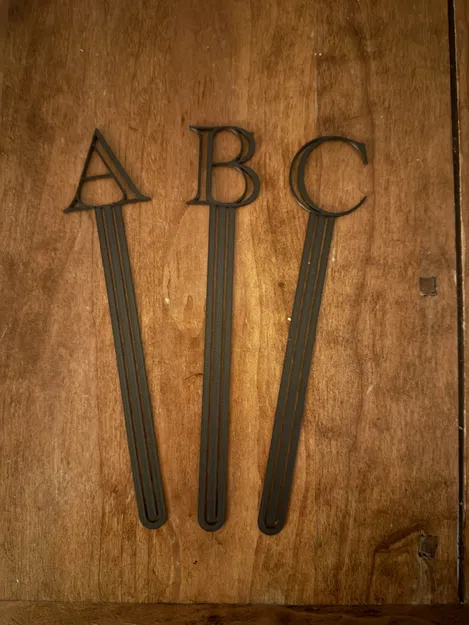 Bookmark chữ cái A B C - Image 1