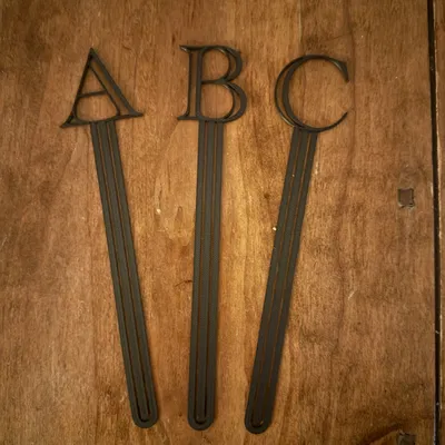 Bookmark chữ cái A B C