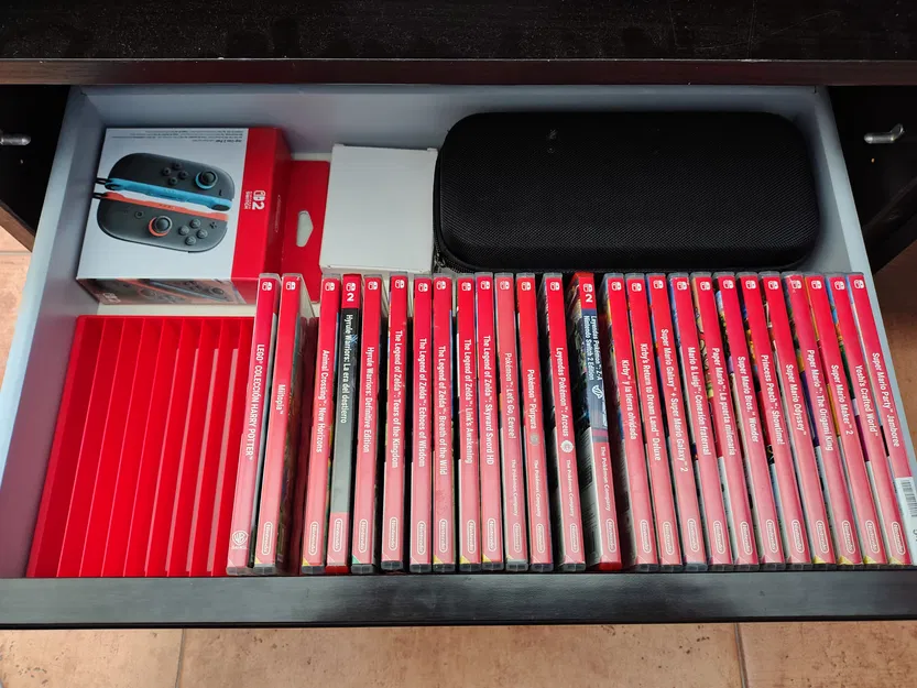 Giá đỡ game Nintendo Switch cho ngăn kéo IKEA Besta (36 game) - Image 1