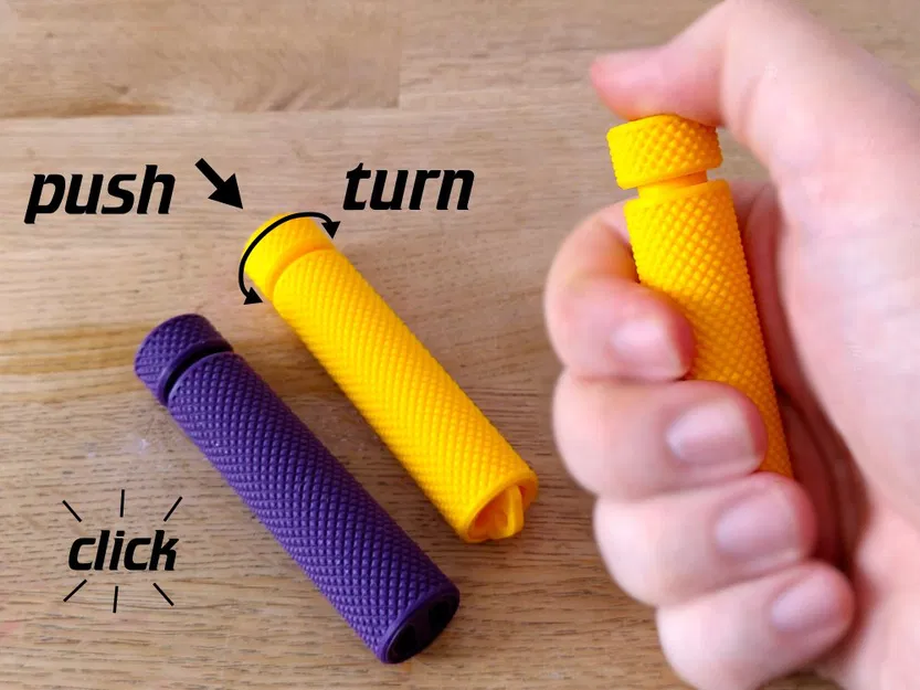 Click-Stick – Đồ chơi fidget clicky núm vặn bản không gai - Image 1