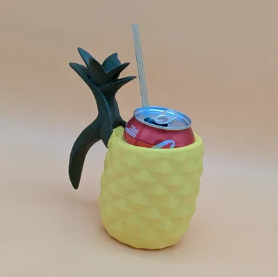 Đế giữ lon hình trái thơm (Pineapple canholder / sodacanholder)