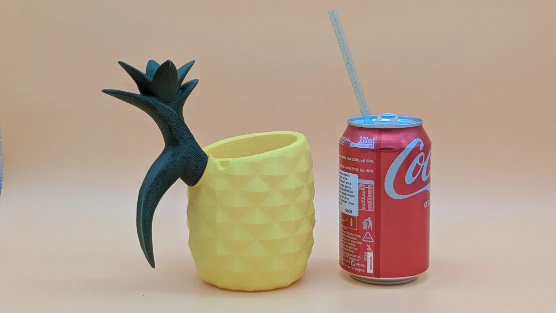 Đế giữ lon hình trái thơm (Pineapple canholder / sodacanholder) - Image 2