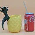 Đế giữ lon hình trái thơm (Pineapple canholder / sodacanholder) - Thumbnail 2