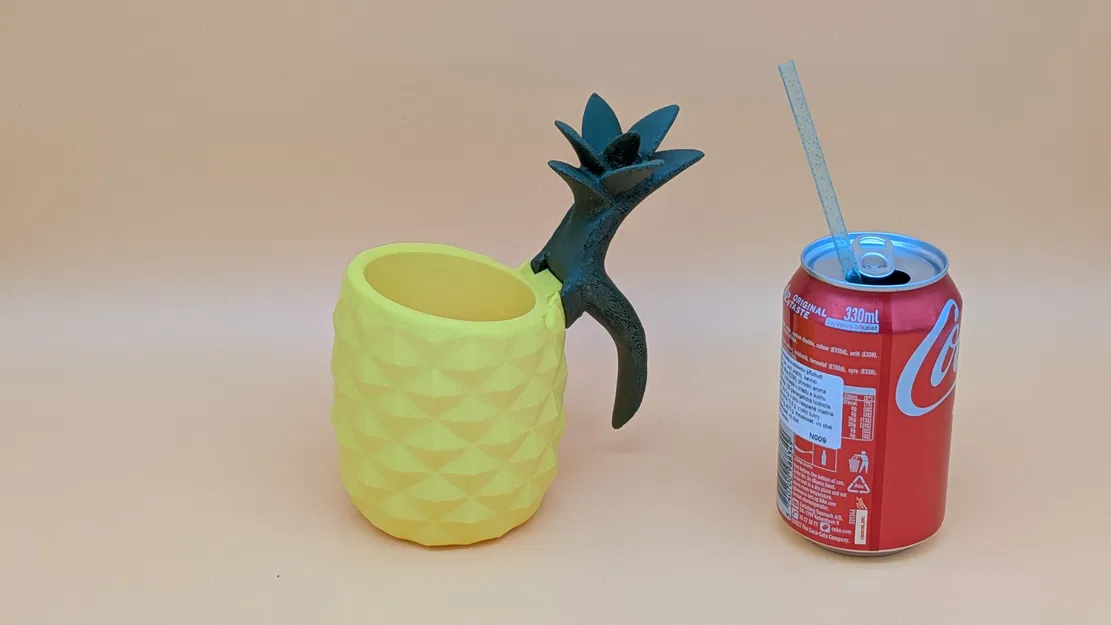 Đế giữ lon hình trái thơm (Pineapple canholder / sodacanholder) - Image 3