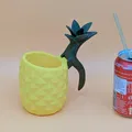 Đế giữ lon hình trái thơm (Pineapple canholder / sodacanholder) - Thumbnail 3