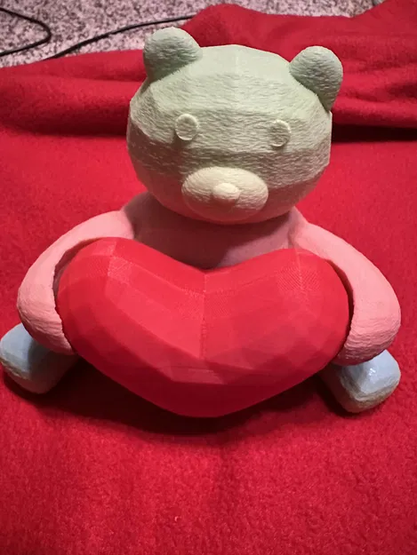 Gấu Valentine ôm trái tim - Image 2