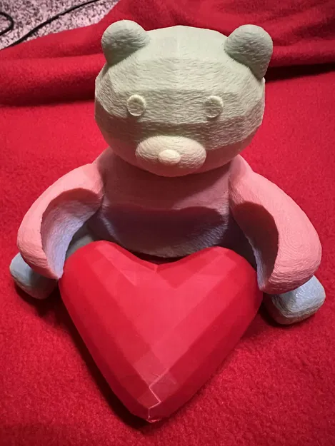 Gấu Valentine ôm trái tim - Image 3