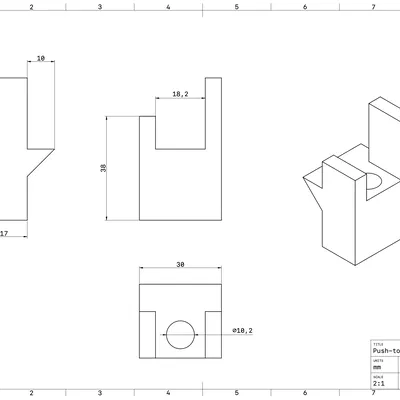 Jig khoan push-to-open Hettich (Epoch)