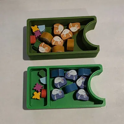 Khay Người Chơi Cho Wingspan Nesting Box (Remix) – Có Chỗ Riêng Cho Token Hummingbird