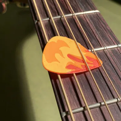 Miếng Gảy Guitar Lửa (Fire Guitar Pick)