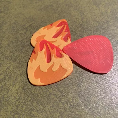 Miếng Gảy Guitar Lửa (Fire Guitar Pick)