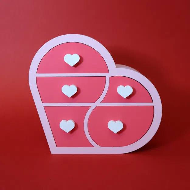 Hộp Trang Sức Hình Tim Dễ Thương (Cute Heart Jewelry Box) - Image 1