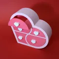 Hộp Trang Sức Hình Tim Dễ Thương (Cute Heart Jewelry Box) - Thumbnail 5