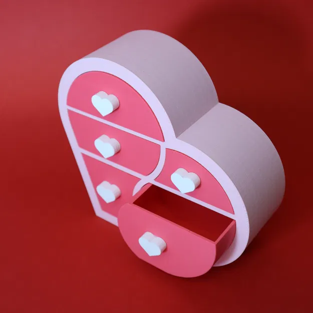 Hộp Trang Sức Hình Tim Dễ Thương (Cute Heart Jewelry Box) - Image 7