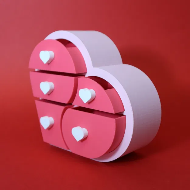 Hộp Trang Sức Hình Tim Dễ Thương (Cute Heart Jewelry Box) - Image 9